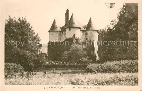 AK / Ansichtskarte Vernon_Eure Les Tourelles Vernon Eure