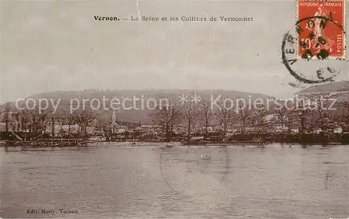 AK / Ansichtskarte Vernon_Eure La Seine et les Collines de Vernonnet Vernon Eure