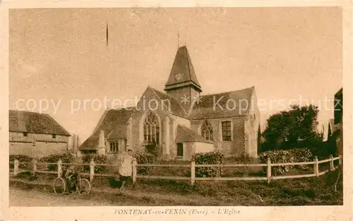 AK / Ansichtskarte Fontenay en Vexin Eglise 