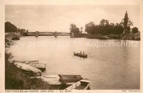 AK / Ansichtskarte Pontailler sur Saone La Saone Pontailler sur Saone