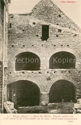 AK / Ansichtskarte Pro_Alesia Le Musee Alesia a Alise Ste Reine Facade medievale Pro_Alesia