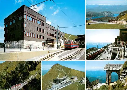 AK / Ansichtskarte Monte_Generoso Ferrovia Bahn Ristorante Monte Generoso Vetta Monte Generoso