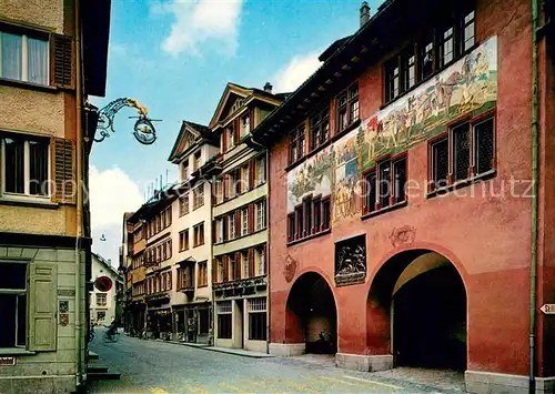 AK / Ansichtskarte Appenzell_IR Hauptgasse mit Rathaus Appenzell IR