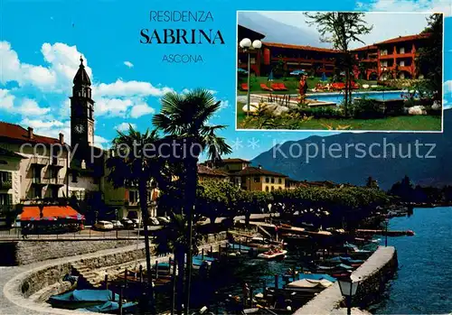 AK / Ansichtskarte Ascona_Lago_Maggiore Residenza Sabrine Ascona_Lago_Maggiore