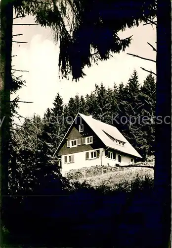 AK / Ansichtskarte Hinterzarten Schwarzwaldverein Wanderheim Berghaeusle Hinterzarten