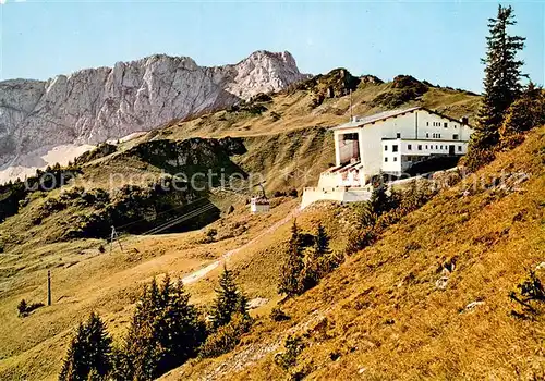 AK / Ansichtskarte Reutte_Tirol Reuttener Bergbahn Bergstation mit Gaichtspitze Reutte Tirol