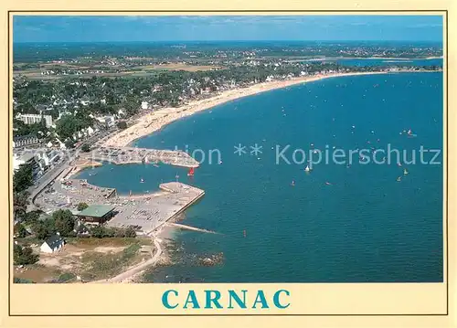 Carnac_Plage La base nautique et la grande plage Vue aerienne Carnac_Plage