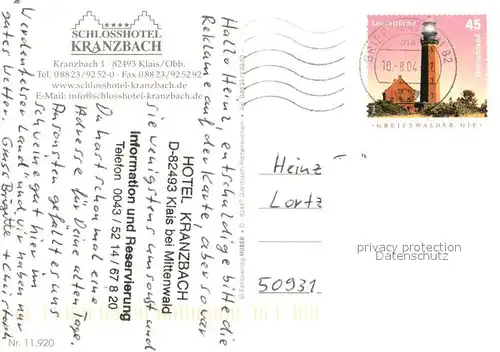 Klais Schlosshotel Kranzbach Klais