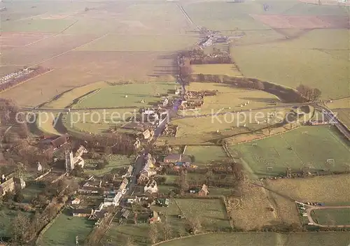 Wiltshire_UK The Henge Avebury Largest stone circle in the British Isles Air view Wiltshire UK