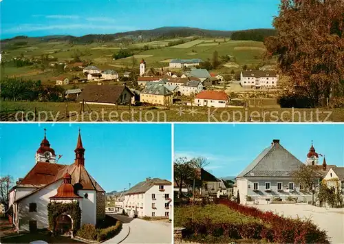 Vorderweissenbach Panorama Pfarrkirche Ortsmotiv Vorderweissenbach