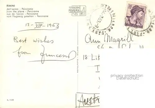 Rimini Fliegeraufnahme Rimini