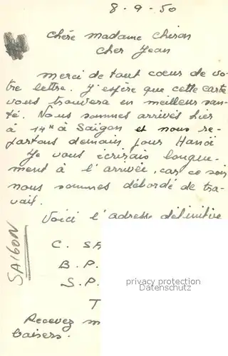 AK / Ansichtskarte Saigon  saigon