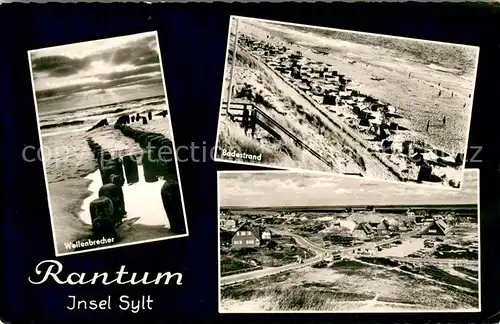 AK / Ansichtskarte Rantum_Sylt Strand Rantum Sylt