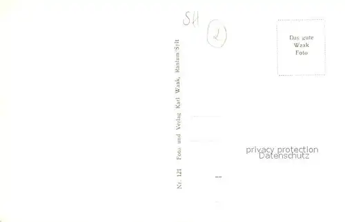 AK / Ansichtskarte Rantum_Sylt Strand Rantum Sylt