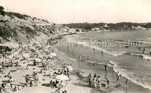 AK / Ansichtskarte Sanary sur Mer La plage doree Cote d Azur Varoise Sanary sur Mer