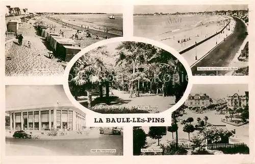 AK / Ansichtskarte La_Baule_sur_Mer La plage vers Pornichet Boulevard de l Ocean Hall des Informations Plage des Palmiers Parc des Dyrades La_Baule_sur_Mer