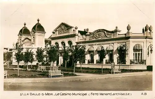 AK / Ansichtskarte La_Baule_sur_Mer Casino Municipal Architecte Ferdinand Menard La_Baule_sur_Mer