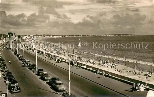AK / Ansichtskarte La_Baule_sur_Mer Vue generale de la plage vers Pornichet La_Baule_sur_Mer
