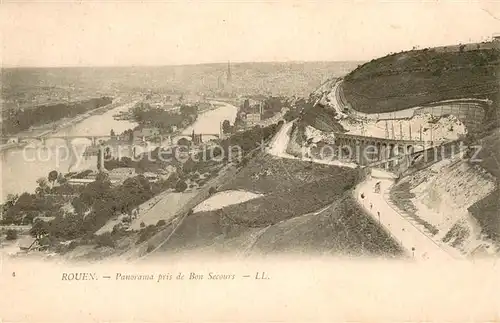 AK / Ansichtskarte Rouen Panorama pris de Bon Secours Rouen