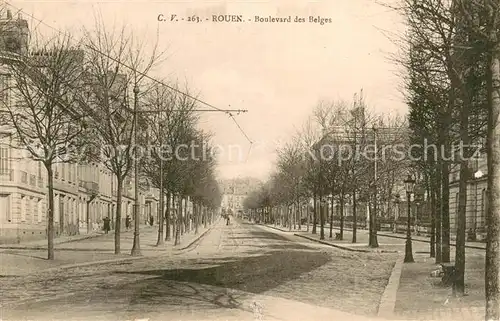 AK / Ansichtskarte Rouen Boulevard des Belges Rouen