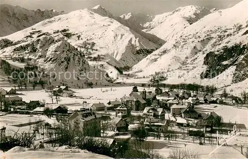 AK / Ansichtskarte Valloire_Savoie Vue generale et le Crey Rond en hiver Valloire Savoie