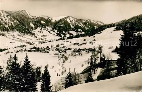 AK / Ansichtskarte Notre Dame de Bellecombe Vue generale Gateau de l iumet en hiver Notre Dame de Bellecombe