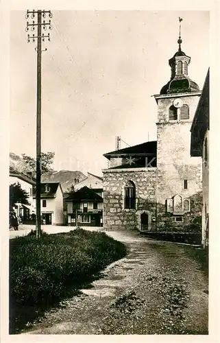 AK / Ansichtskarte Menthon Saint Bernard Place Eglise et la Tournette Menthon Saint Bernard