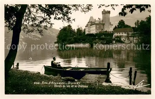 AK / Ansichtskarte Duingt_Talloires Bords du Lac d Annecy et le chateau 