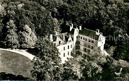 AK / Ansichtskarte Saint Cyran du Jambot Le Pensionnat Sainte Ursule Ecole Menagere vue aerienne Saint Cyran du Jambot