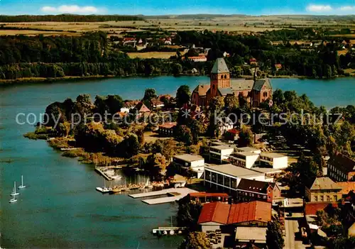 AK / Ansichtskarte Ratzeburg Domhalbinsel Fliegeraufnahme Ratzeburg