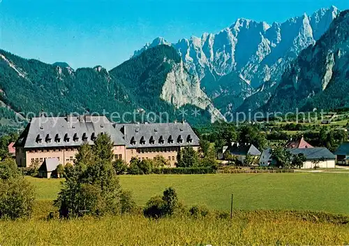 AK / Ansichtskarte Admont_Steiermark Landwirtschaftsschule Grabnerhof mit Hochtorgruppe Admont_Steiermark