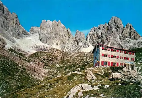 AK / Ansichtskarte Sexten_Sesto_Suedtirol Rifugio Antonio Berti al Popera Sottogruppo della Croda Rossa Sexten_Sesto_Suedtirol