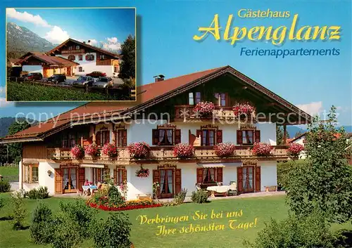 AK / Ansichtskarte Mittenwald_Bayern Gaestehaus Alpenglanz Mittenwald Bayern