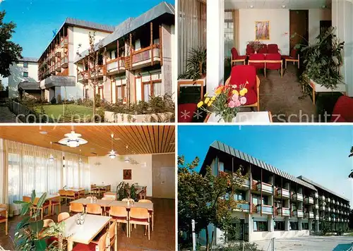 AK / Ansichtskarte Stein_Nuernberg Caritas Altenheim St Albertus Magnus Zimmer Speisesaal Stein Nuernberg