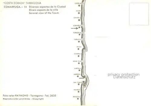 AK / Ansichtskarte Comarruga Diversos aspectos de la Ciudad Comarruga