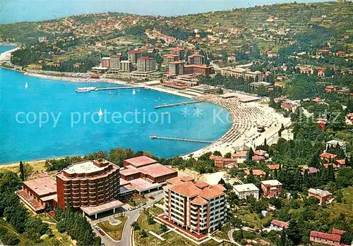 AK / Ansichtskarte Portoroz Fliegeraufnahme Portoroz