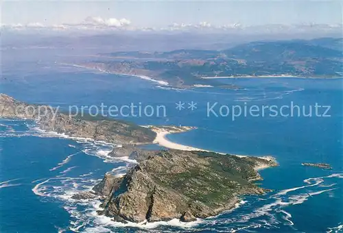 AK / Ansichtskarte Islas_Cies Ria de Vigo Vista aerea 