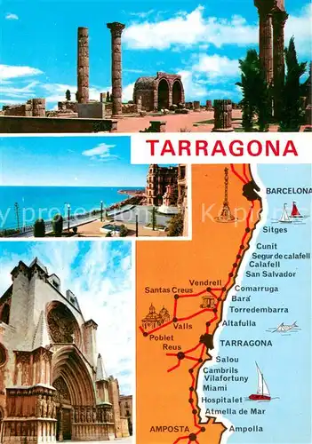 AK / Ansichtskarte Tarragona Diversos aspectos de la Ciudad Tarragona