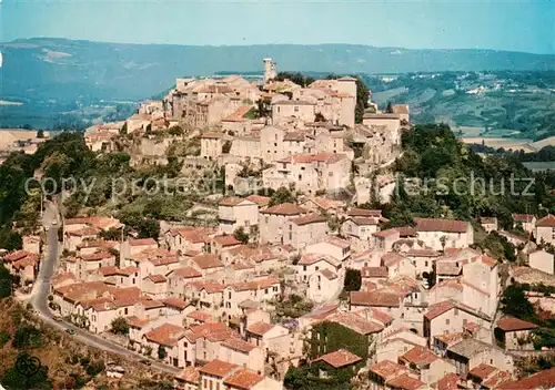 AK / Ansichtskarte Cordes sur Ciel Vue generale aerienne Cordes sur Ciel