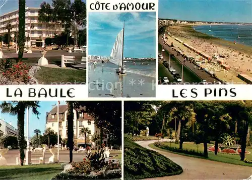 AK / Ansichtskarte La_Baule les Pins Les plages les avenues et les parcs La_Baule les Pins