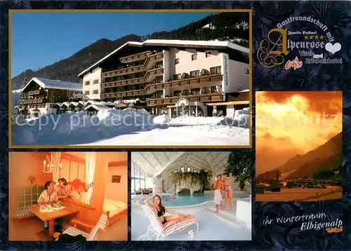 AK / Ansichtskarte Elbigenalp Vitalhotel Alpenrose Zimmer Wellness Sauna Panorama Elbigenalp