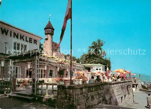 AK / Ansichtskarte Salzburg_Oesterreich Cafe Winkler Terrasse Salzburg_Oesterreich