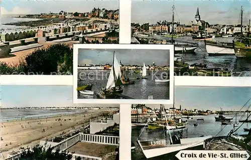 AK / Ansichtskarte Croix_de_Vie_Vendee et Saint Gilles Vue partielle Croix_de_Vie_Vendee