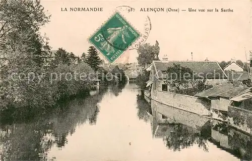 AK / Ansichtskarte Alencon_61 Une vue sur la Sarthe 