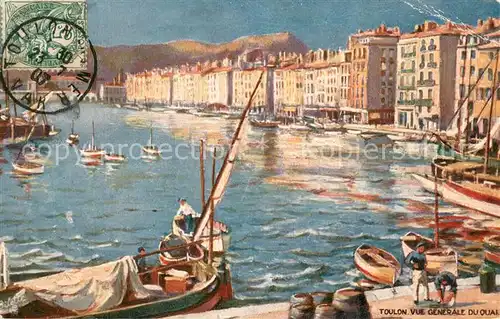 AK / Ansichtskarte Toulon_Var Vue generale du Quai Toulon_Var