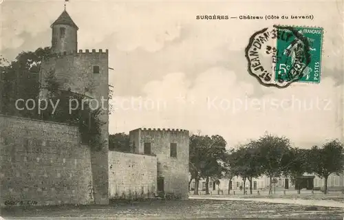 AK / Ansichtskarte Surgeres Chateau  Surgeres