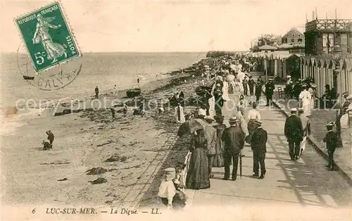 AK / Ansichtskarte Luc sur Mer La Digue Luc sur Mer