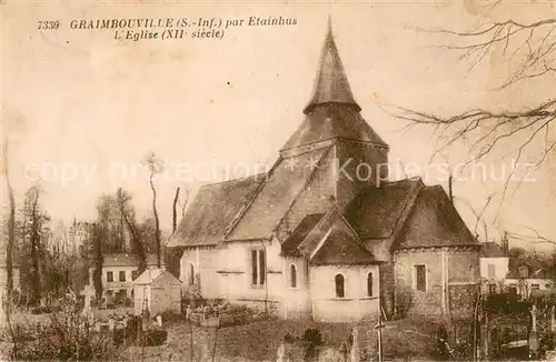 AK / Ansichtskarte Graimbouville par Etainhus L Eglise Graimbouville