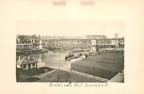 AK / Ansichtskarte Brest_29 Le Pont tournant 