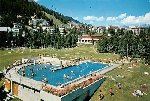 Davos_GR Gartenbad und Hallenbad Restaurant Davos_GR